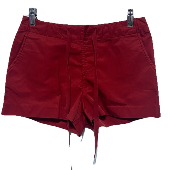 Lauren Ralph Lauren Pants - Ralph Lauren Shorts Womens 8 Red Preppy Snap Button Nylon Sport Outdoor Inseam 2